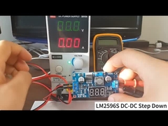 LM2596S Dijital Göstergeli LED Voltmetre Güç Kaynağı Modülü