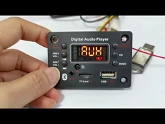 Kablosuz Bluetooth 5.0 MP3 WMA Dekoder Board Araba Ses USB TF FM Radyo Modülü Renkli Ekran MP3 Playye