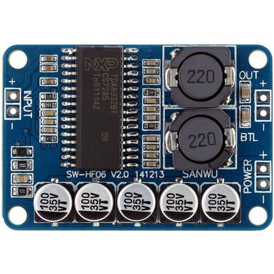 TDA8932 Yüksek Verimliliğe ve 4/6/8 Ohm Hoparlör Empedansına Sahip 35W Dijital Güç Amplifikatörü Modülü