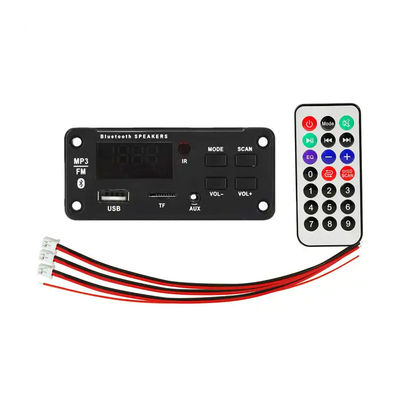 2x25W 50W MP3 Çalar Bluetooth Ses Modülü Kurulu Uzaktan Kumanda Kablosuz Ses Sistemi