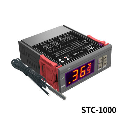 10A LCD Ekran Dijital Nem Kontrol Cihazı NTC Sensörü AC 110V-220V İzleme Regülatörü