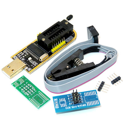 CH341A 24 25 Serisi EEPROM Flash BIOS USB Programcı Modülü + SOIC8 SOP8 EEPROM 93CXX / 25CXX / 24CXX için Test Klip
