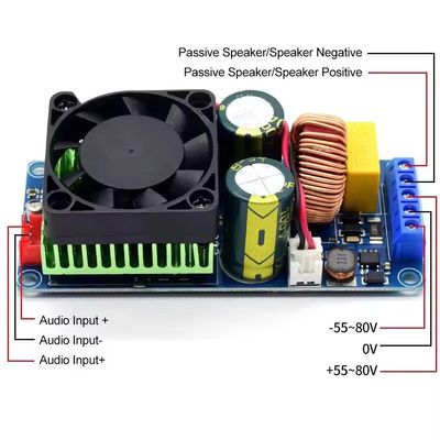 CA-2092 500W D sınıfı dartzeel yüksek güçlü amplifikatör Board Mono Channel Digital Amplifier