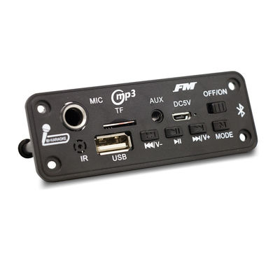 Kart Tarzı BT 5.0 FM Radyo MP3/WAV Ses Çözücü Kartı 2x3W Amplifier ve Ses Kaydedici ile