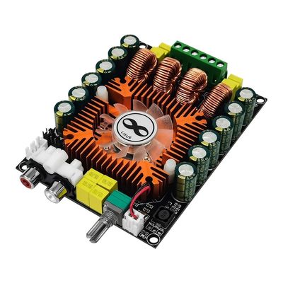 160W TDA7498E Ses Güç Amplifikatörü Kartı, BTL Modu ve Soğutma Fanı Dijital Stereo Güç Amplifikatörü Modülü