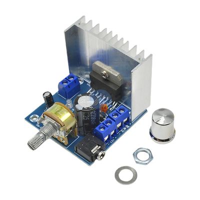 DC 9-15V Stereo Çift Kanallı Ses Amplifikasyonu için 15W Dağıtım Gücüne sahip TDA7297 Güç Amplifikatörü Kartı