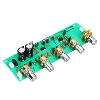Yüksek/Orta/Düşük Ayarlamalı ve 4558 Op Amp Özellikli Çift AC12-15V ile BY08 Doğrusal Güç Amplifikatörü Kartı