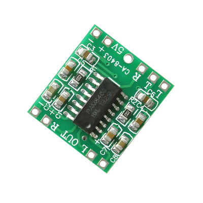 Ev Hoparlörü için 3W Çıkışlı D Sınıfı Güç Amplifikatörü ile 2 Kanal 2.5-5V Mini Dijital Ses Kartı