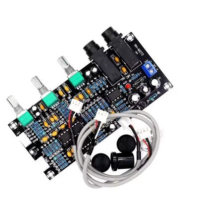 XH-M273 PT2399 Dijital Preamplifikatör Kartı 12-24V DC Karaoke Mikrofon Kontrolü için Stereo Frekanslı