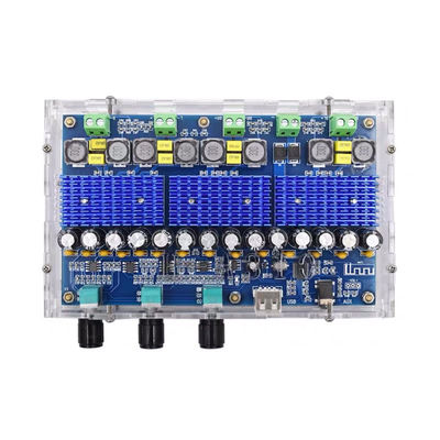 TPA3116D2 Dijital Güç Amplifikatörü Kartı 4 Kanal, 50Wx2 100Wx2 Stereo Çift Bas Alıcılı