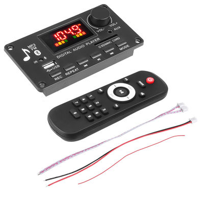80W Amplifier Board Kablosuz Araba Müziği Mp3 Dekoder Oyuncu Elsiz Modül DC 5V-26V FM Radyo Ses Modülü