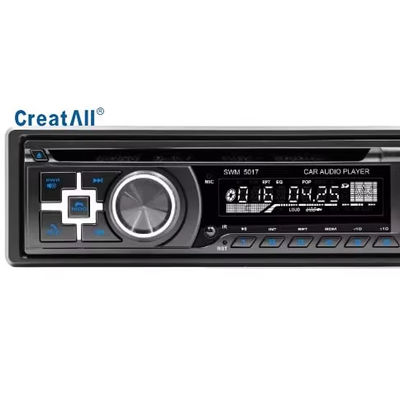 Creatall Single-Dash Dashboard DVD oynatıcı Bluetooth HD Müzik FM Radyo MP3 USB Elsiz Araba Kartı yuvası