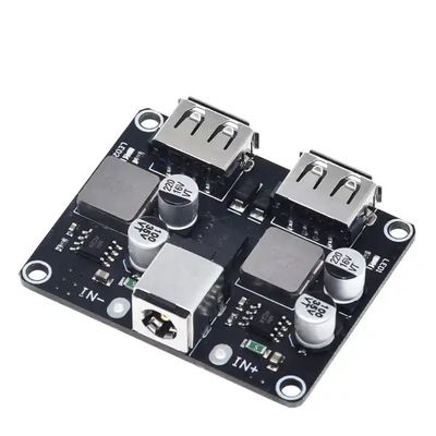 DC-DC Buck Dönüştürücü Şarj Adım Aşağı Modülü 6-32V 9V 12V 24V Hızlı Hızlı Şarj Kartı Çift USB QC3.0 QC2.0