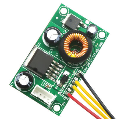 CA-1233 12V ila 5V ila 3.3V LCD Güç Kaynağı Kartı Gerilim Dönüşüm Modülü, Telli DC-DC Adım Aşağı Modülü