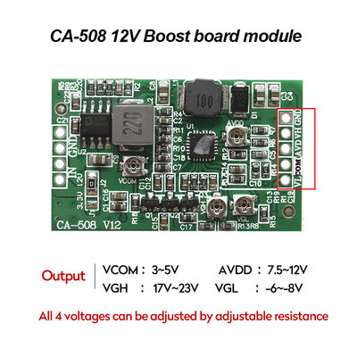 CA-508 12v Boost devre kartı modülü LCD LED TCON kartı VGL VGH VCOM.AVDD 4 ayarlanabilir