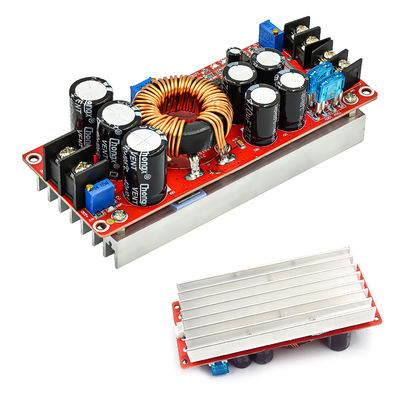 1200W 20A Isı Emicili 12V - 24V 48V DC Dönüştürücü Boost Step-Up Güç Kaynağı Modülü