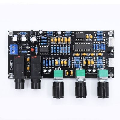Yönlendirme Montaj Mikrofon Amplifikatör Kartı PT2399 NE5532 DC12-24V
