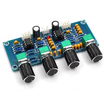 NE5532 Amplifier Audio Module Class D DC12V-24V Giriş ve Alt Bass Ses Düzenleme ile Dijital Amplifier