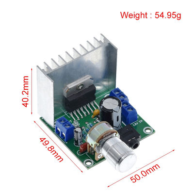 TDA7297 Amplifikatör Ses Modülü 15W+15W Kitaplık Hoparlörü için DC 8-18V Güç Girişli Çift Kanal