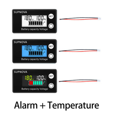 Kurşun Asit Dijital Ampermetre Voltmetre Motosiklet Volt Ölçer 12V-84V