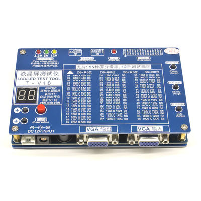 Dizüstü TV LED LCD Panel Test Cihazı Desteği 7- 84 &quot;W LVDS Arayüz Kabloları İnvertör