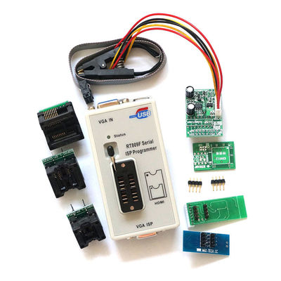 RT809F Programcı Ana tahtası IC Çip Test Aracı 7 Adaptörler SOP16 SOP20