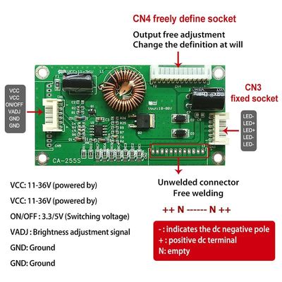 CA255S LED Driver Board Evrensel 10-48 inç TV LED sabit akım panosu
