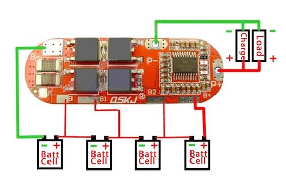 Creatall PCB PCM 4S 20A Bms Şarj Kartı Dc Dc Dönüştürücü