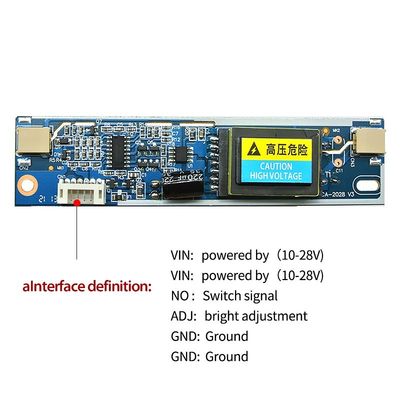 CA-2028 Küçük Port 2 Lamp Lcd LED Arkaplan Işık Sürücüsü Board For Pc Monitor Inverter Board