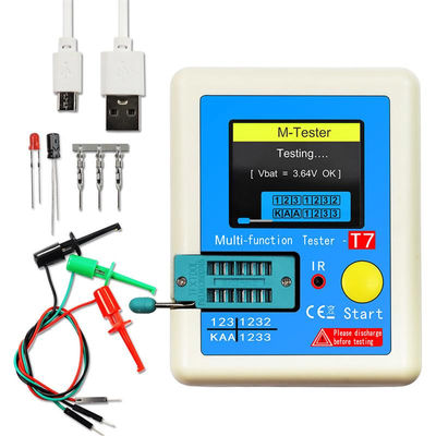 Çok fonksiyonel TFT Test Aracı Diyot Kondensatör Multimeter 25pF-100mF Aralık