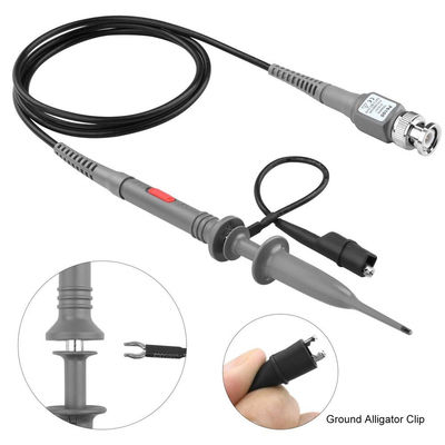 P6100 BNC Tester Tool Oscilloscope Probe Kit 100MHz 1X 10X Klip 2 Parça Set