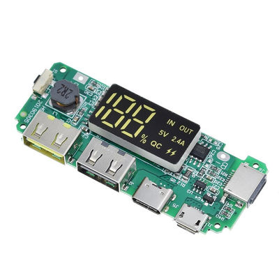 CA-524A 5V 2.4A 18650 BMS Pil Koruma Kurulu Mikro / C Tipi LED Mobil