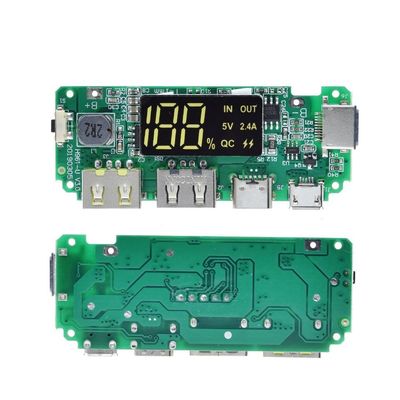 CA-524A 5V 2.4A 18650 BMS Pil Koruma Kurulu Mikro / C Tipi LED Mobil