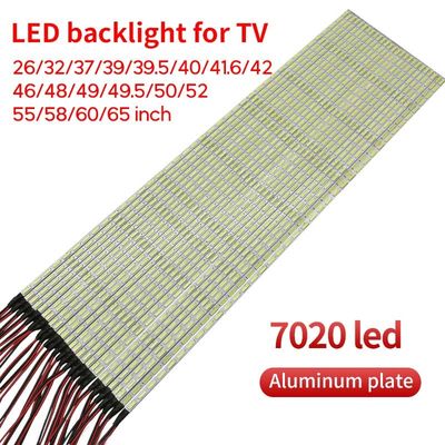 26&quot; ila 65&quot; LED Arka Işık Şeridi 7020 LED Kenar Şeridi 3,8 mm genişliğinde alüminyum plaka