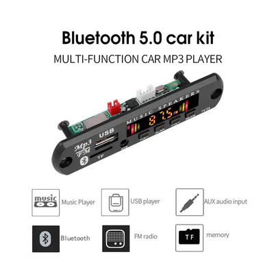 MP3 WMA Bluetooth FM Radyo Ses Çözücü Modül Kartı Uzaktan Kumanda Kablosuz Alıcı