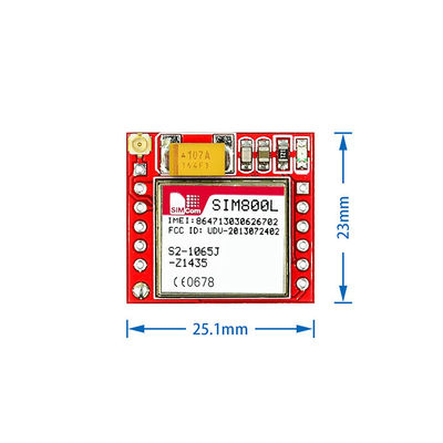 SIM800L GPRS GSM Modülü Mikro SIM Kart Çekirdekli Dört Bantlı TTL Seri Bağlantı Noktası