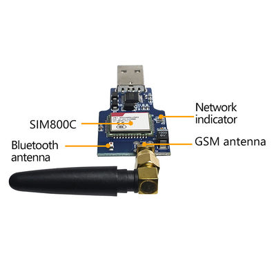 SIM800 SIM800C Kablosuz Wifi Modülü Usb'den Gsm Modülüne Dört Bantlı GSM GPRS