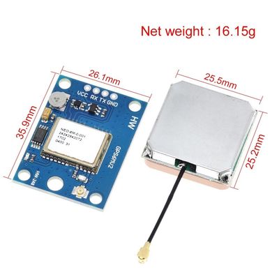 GY-NEO6MV2 Neo 6m Gps Modülü Arduino Uçuş Kontrollü EEPROM MWC APM2.5