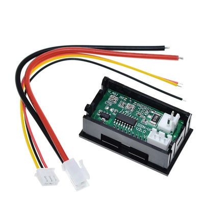 DC 0-100V 10A Dijital Volt Amp Metre Ac 0.28&quot; Kırmızı Mavi Sürücü IC