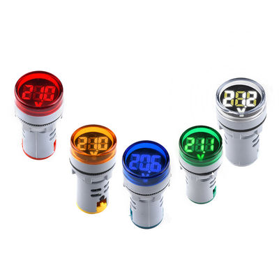 22mm Mini Dijital Voltmetre DC 6-100 V Gerilim Ölçer Test Cihazı Göstergesi Pilot Lamba Işık Ekranı