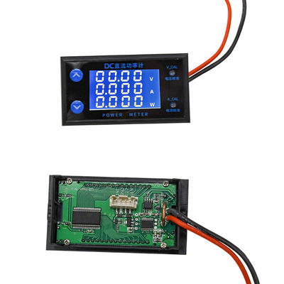 10A Dijital Volt ve Amper Metre 4 Bit Yüksek Hassasiyetli DC 0-200V