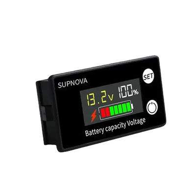 Kurşun Asit Dijital Ampermetre Voltmetre Motosiklet Volt Ölçer 12V-84V