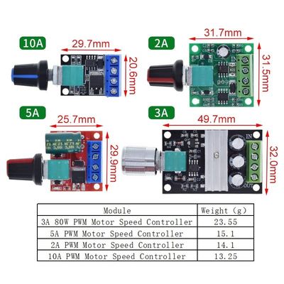 30W 80W 90W PWM Motor Hız Kontrol Cihazı Ayarlanabilir Sürücü Modülü