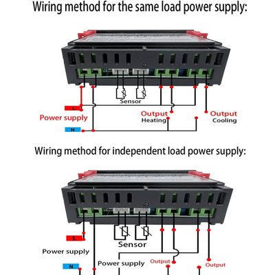 STC-3008 Dijital Termometre Kontrol Cihazı Problu İki Röle Çıkışı 12V 24V 220V