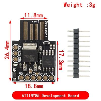 3.3V ATTINY85/TINY85 Mikro denetleyicileri için Geliştirme Kurulu Desteği