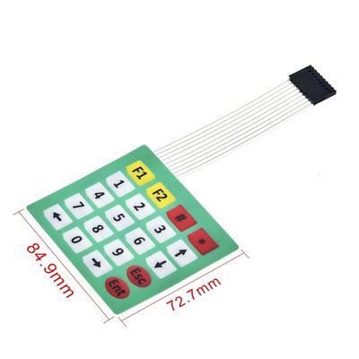 16 Anahtar Membran Değiştirici Klavye 4 * 4 Matrix Klavye DIY KIT için
