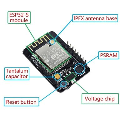 ESP32 ESP32-S OV2640 Kamera Modülü ESP32-CAM ile Wifi BT Geliştirme Kurulu