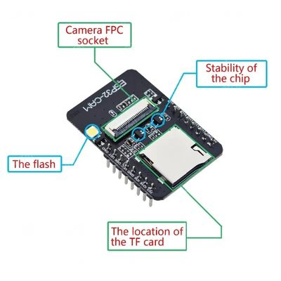 ESP32 ESP32-S OV2640 Kamera Modülü ESP32-CAM ile Wifi BT Geliştirme Kurulu