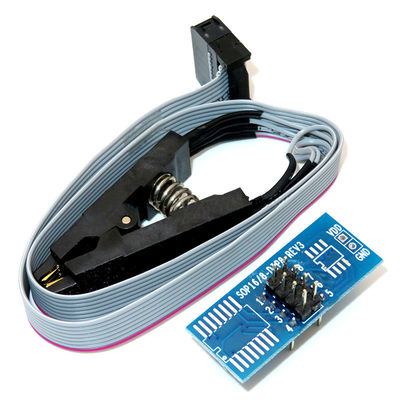 CH341A 24 25 Serisi EEPROM Flash BIOS USB Programcı Modülü + SOIC8 SOP8 EEPROM 93CXX / 25CXX / 24CXX için Test Klip
