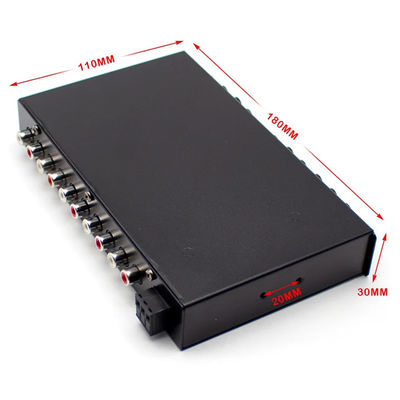 24v Amplifier EQ5 Segment Aux Equalizer Araba Ses EQ Düzenleme Crossover